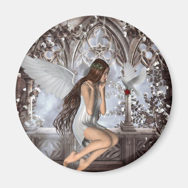Angel och Hennes Dove Magnet (Framsidan)