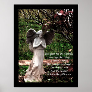 Ängel- och Serenitybönaffisch Poster