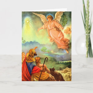 Angel och Shepherdsen Helgkort