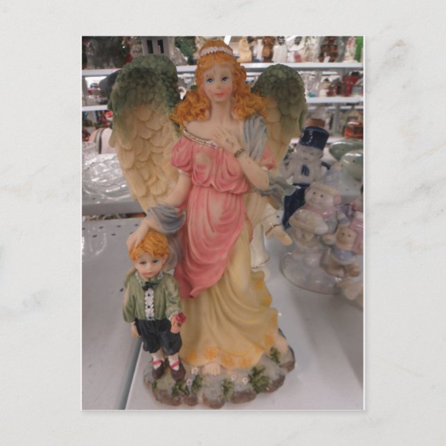 Angel och underordnad vykort (Framsida)