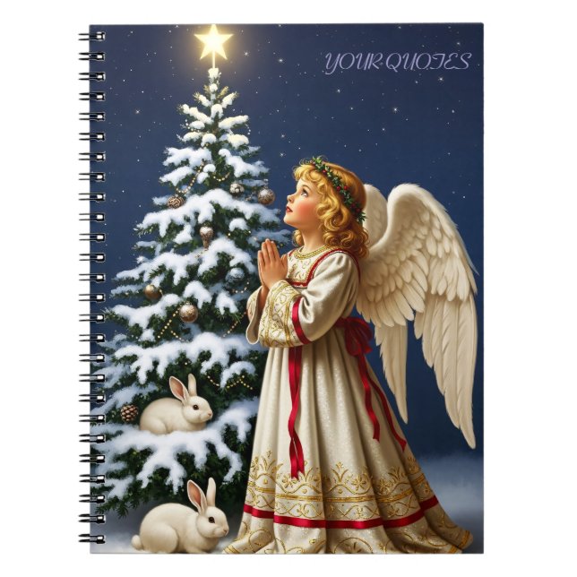 Angel of Christmas Night – Classical Holiday  Anteckningsbok (Framsidan)
