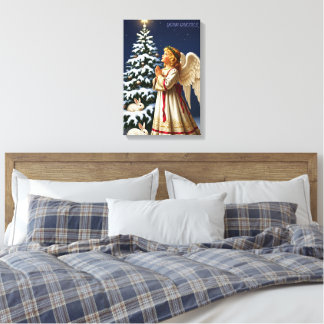 Angel of Christmas Night – Classical Holiday Canvastryck