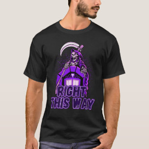 Angel of Death Grim Reaper Scary Halloween Occult T Shirt