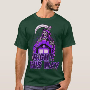 Angel of Death Grim Reaper Scary Halloween Occult T Shirt