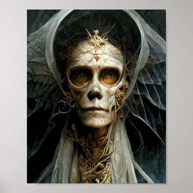Angel of Death Mörk Gothic Fantasy Art Poster (Framsidan)
