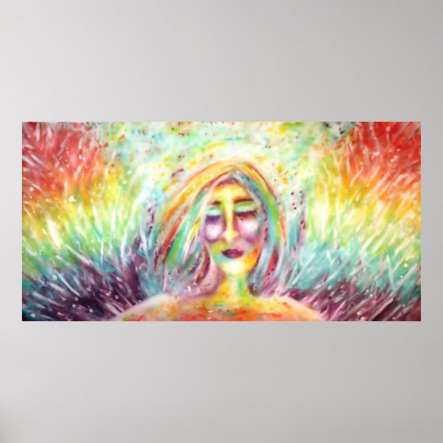 "Angel Of Imperfection" Art by Victoria Lynn Hall Poster (Framsidan)