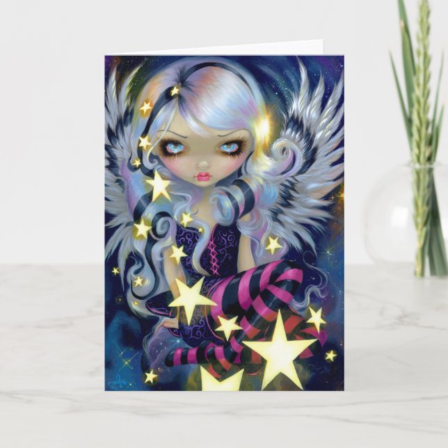 "Angel of Starlight"-gratulationskort Kort (Framsida)