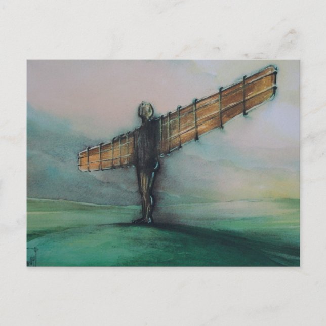 Angel Of The North vykort (Framsida)