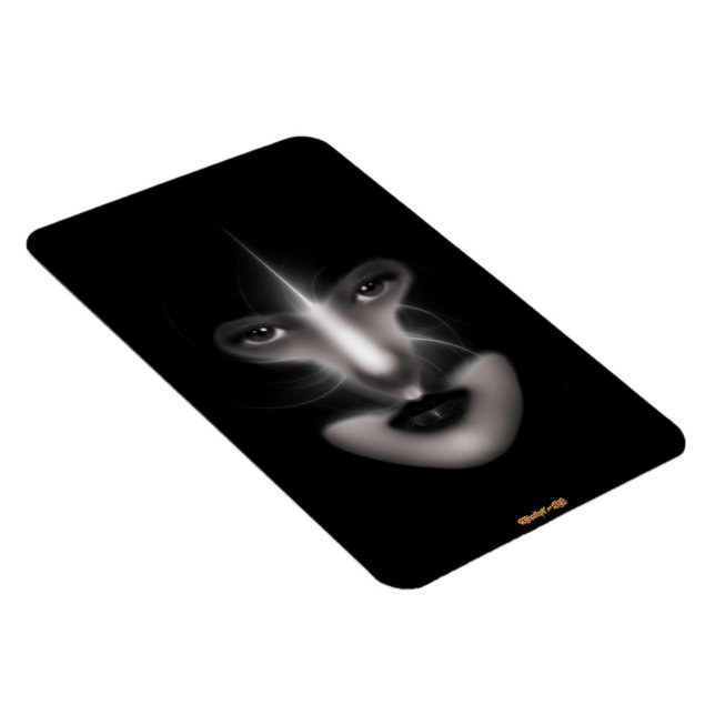 Angel Öga Fractal Art Flexible Photo Magnet (Högersidan)