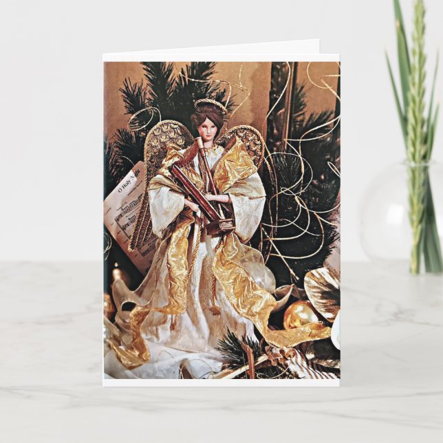 "ANGEL ÖNSKEMÅL DENNA CHRISTMAS SEASON" KORT (Framsida)