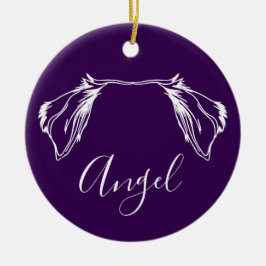 Angel Ornament (Paw Prints)