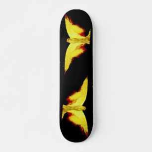Angel på brandskateboarddäck old school skateboard bräda 21,6 cm
