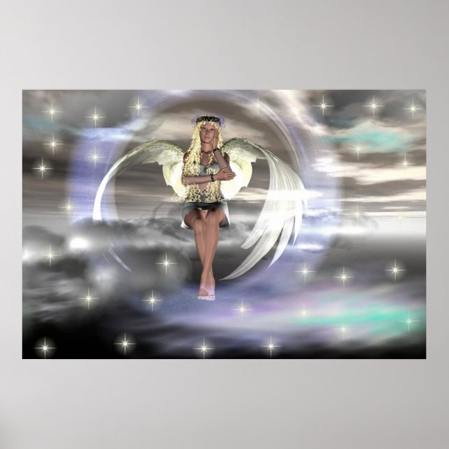 Angel på ett moln poster (Framsidan)