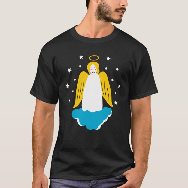 Angel på ett moln t shirt (Framsida)