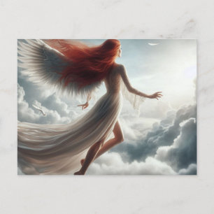 Angel på väg till himlen vykort