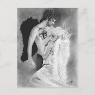 Angel-par vykort