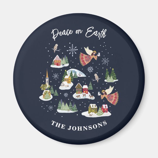 Angel Peace on Earth Jul Magnet (Framsidan)