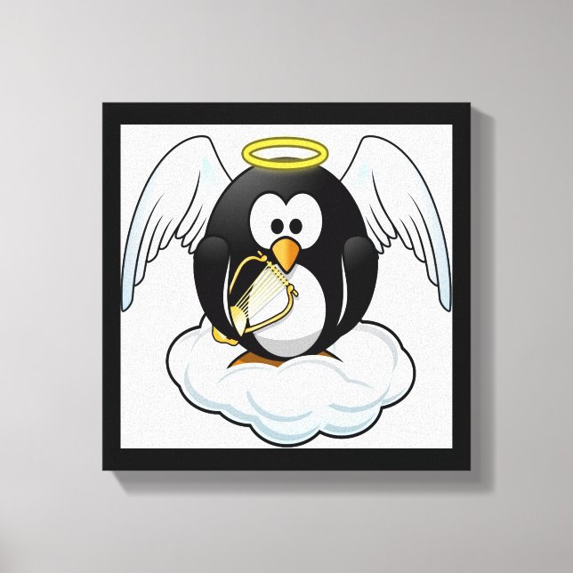 ANGEL PENGUIN CANVASTRYCK (Framsida)