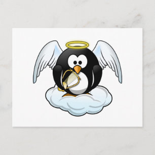 Angel Penguin på A Cloud Vykort