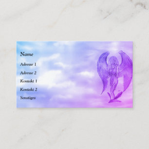 Angel, Pennkonst i Marmor Design Visitkort