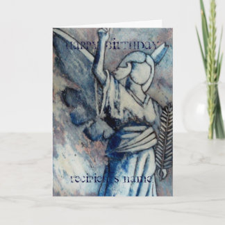 Angel Personlig Grattis på födelsedagen Art Card Kort