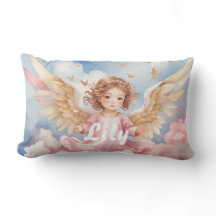 Angel Personlig Pillow för barn eller spädbarn
