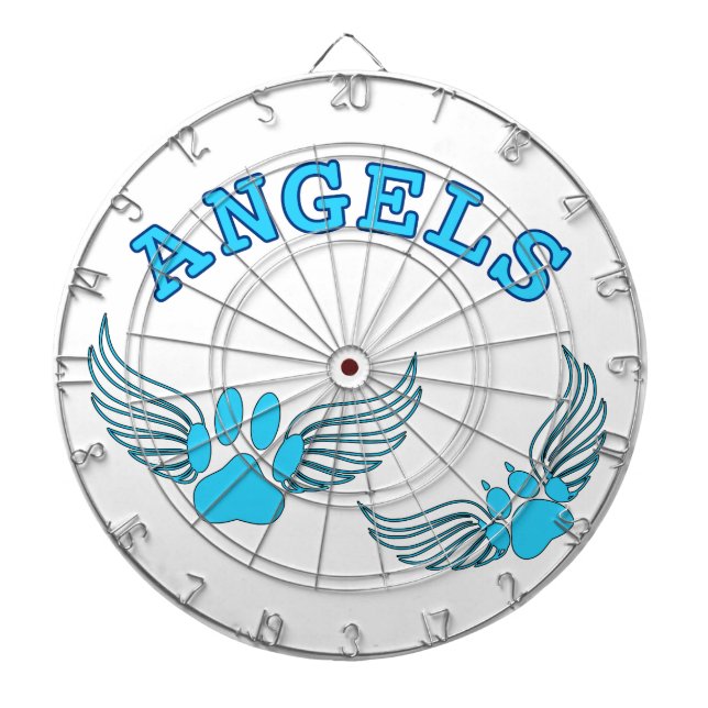 Angel Pet Tass i Blue Darttavla (Framsidan)
