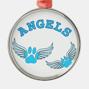 Angel Pet Tass i Blue Julgransprydnad Metall