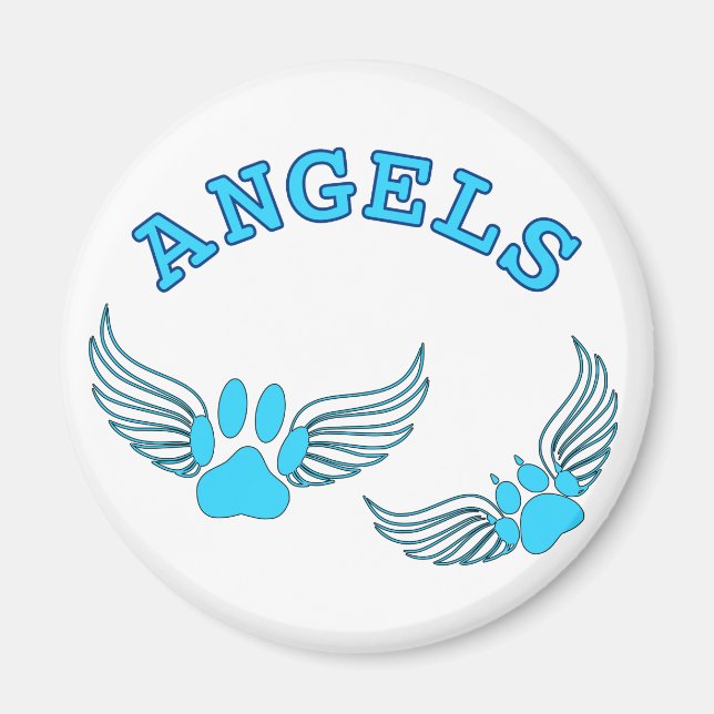 Angel Pet Tass i Blue Magnet (Framsidan)