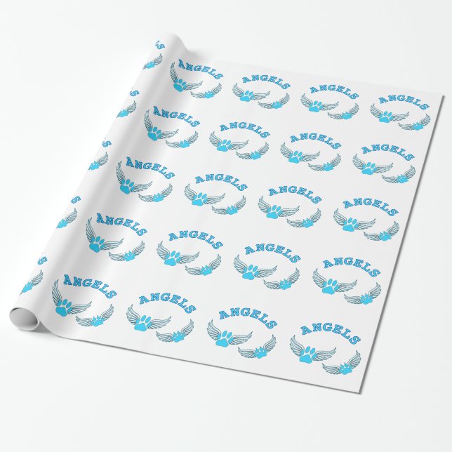 Angel Pet Tass i Blue Presentpapper (Utrullad)