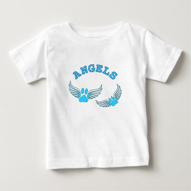 Angel Pet Tass i Blue Tee Shirt (Framsida)