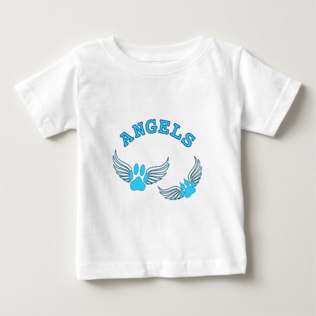 Angel Pet Tass i Blue Tee Shirt (Framsida)