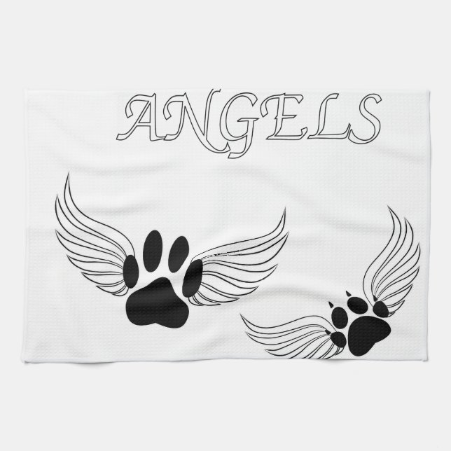 Angel Pet Tass Kökshandduk (Horisontell)