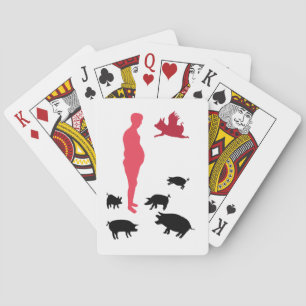 Angel Pgs Lycklig Meal Vegeteria Uppspelningskort Casinokort