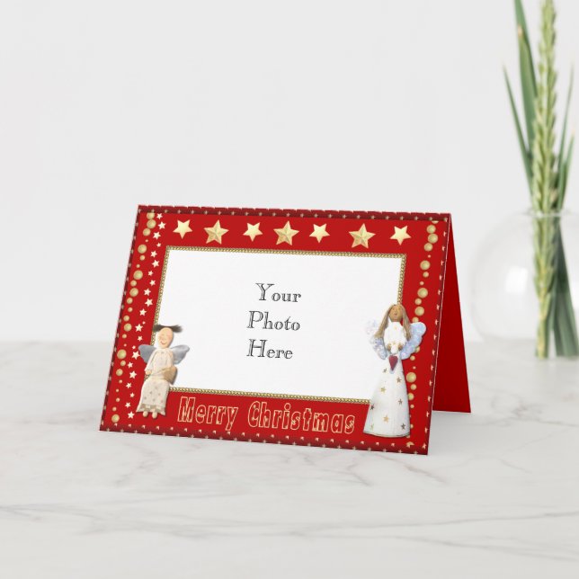 Angel Photo jul Helgkort (Framsida)