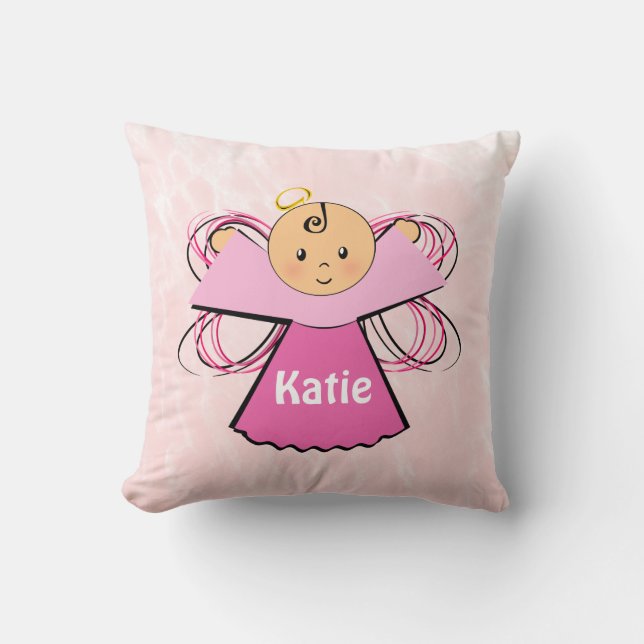 Angel Pillow Rosa Kudde (Framsida)