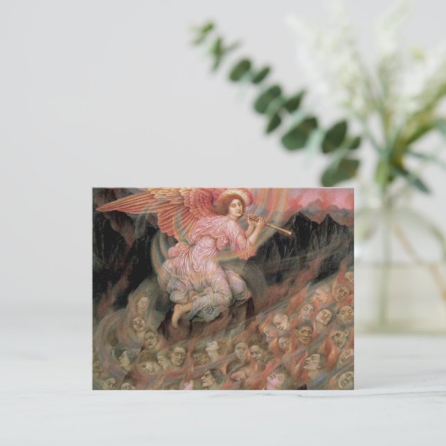 Angel Piping till själar i helvetet av Evelyn De M (Stående Fram)