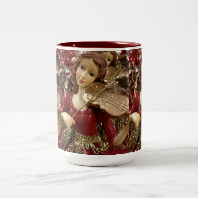 ANGEL PLAYING VIOLIN COFFEE OCH TEA MUGG (Center)