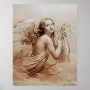 ANGEL PLAYRA LYRA ÖVER NORMERNA Brown Sepia Poster