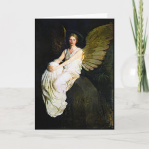 Angel, populär målning av Albert H. Lager Kort