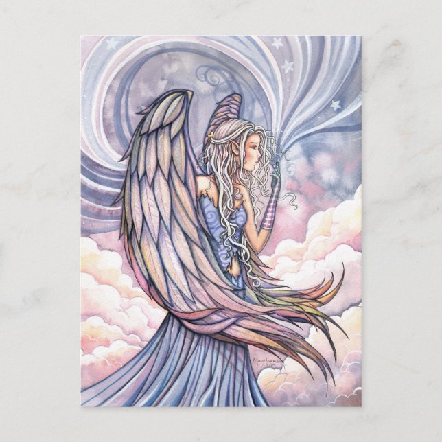 Angel Postcard av Molly Harrison Vykort (Framsida)