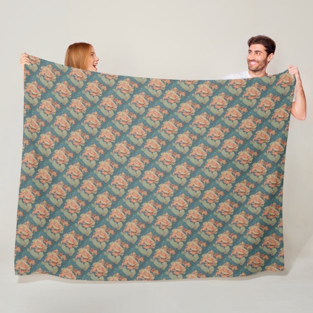 Angel Postcard Fleece Blanket (På plats)