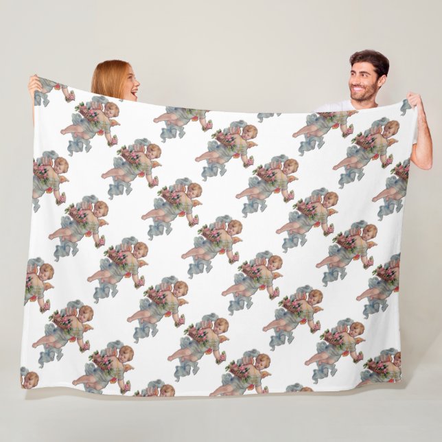 Angel Postcard Fleece Blanket (På plats)