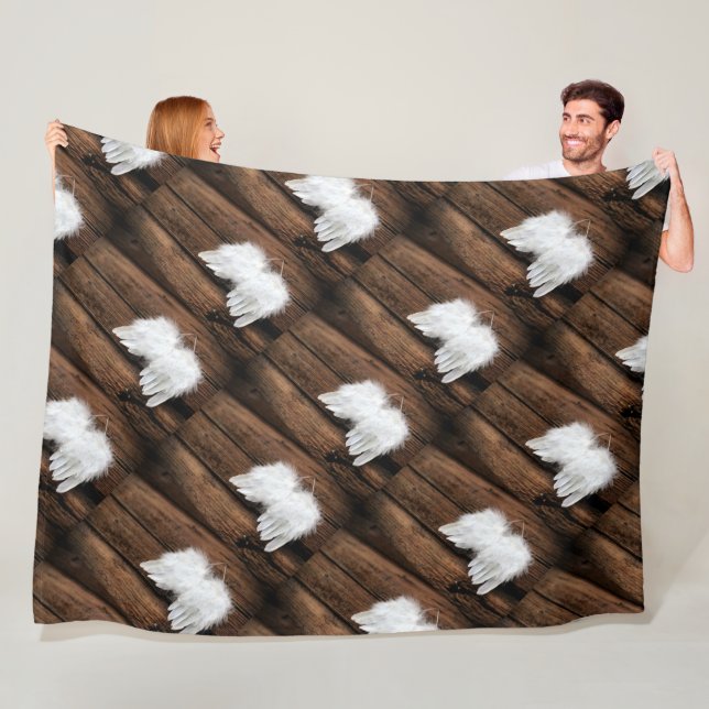 Angel Postcard Fleece Blanket (På plats)