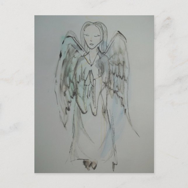 Ängel postkort vykort (Framsida)