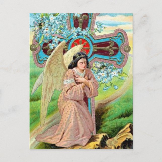 Angel Prayer Vykort (Framsida)
