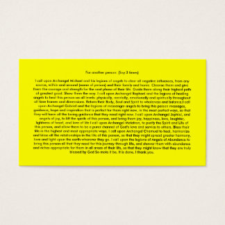 Angel Prayers Visitkort