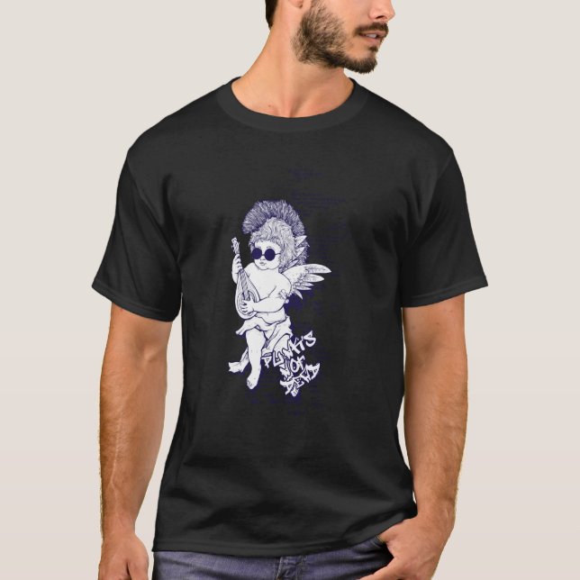 Angel Punk Rocker T Shirt (Framsida)