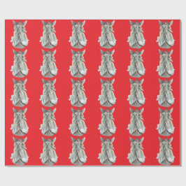 Angel Red Wrapping Papper Presentpapper