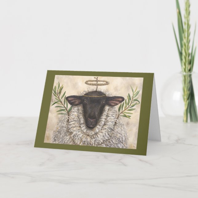 Angel Regina helgdag kort (Framsida)